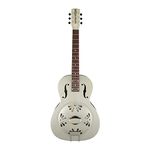 Gretsch G9201 Honey Dipper Round-Neck Brass Resonator Guitar - Padauk, Shed Roof