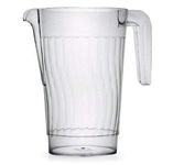 Pack of 3 - Elegant Reusable Plastic Jugs | Plastic Cocktail Pitchers - 50oz (Approx 1.5 Liter)