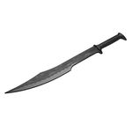 Playwell Martial Arts Black Polypropylene Full Contact Warrior Spartan Sword