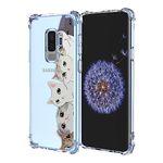 OEURVQO for Galaxy S9 Plus Samsung S9 Plus Case,Clear Cute Cat Pattern Cartoon Animal,Soft TPU Shockproof Bumper,Silicone Protective Phone Cover for Samsung Galaxy S9 Plus (Cats)