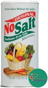 Original NoSalt 11 OZ - Premium Sodium-Free Salt Substitute, Perfect for Low Sodium Diets, Delivers Real Salt Taste, Ideal for Heart Health (Pack of 1) + Create Sticker