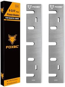 FOXBC 6-3/4 Inch 170mm Planer Blades for Makita 1806B Planer - Set of 2