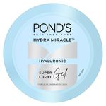 POND'S Super Light Gel Oil Free Face Moisturizer 100g, With Hyaluronic Acid & Vitamin E for Fresh Glowing Skin & 24 hr Hydration - Daily Use