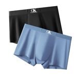 CK INNERWEAR Presents Plain Lycra Trunk Underwear for Men Assorted Colour (Pack of 2) Size S