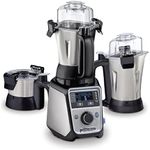 Hamilton Beach 58770-SAU 2.2 Peak HP Indian Juicer Mixer Grinder Blenders, Plastic, 1400 W, Stainless Steel
