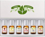 Good Essential Fragrance Oil Set - Banana Oil, Cranberry Oil, Apple Oil, Coconut Oil, French Vanilla Oil, Peach Oil - Banana Fragrance Oil - Peach Aromatherapy Oils - Candle Scent Oil - 6-Pack