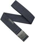 Arcade The Original Unisex Adventure Belt, Heavy Duty Elastic Webbing, Non-Metal Travel Friendly Buckle, Foundation Heather Navy