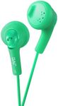 JVC Gumy In-Ear Wired Headphones Earphones Compatible with iPod, iPhone, Samsung - Green