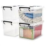 EZOWARE 20L Lidded Plastic Storage 