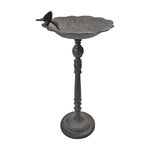 Keleday 22 Inch Height Bird Bath for Outside, Metal Birdbaths, Freestanding Bird Baths for Outdoors Heavy Duty, Good Choice for Garden, Patio, Lawn Decoration