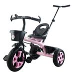 Toyzoy Pluto Tricycle for Kids | Cycle for Kids 1-4 Years | Baby Cycle | Bicycle for Kids with Storage Basket, Cushion Seat and Seat Belt TZ-548 (Pink)