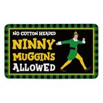 Buddy The Elf Christmas Decorations, Funny Elf Christmas Door Mat, Elf Welcome Mat with Non-Slip Backing, Xmas Front Door Decor Bathroom Kitchen Garden Entryway Mats, Holiday Decor for Indoor Outdoor