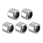 sourcing map HK0810 Drawn Cup Needle Roller Bearings, Open End, 8mm Bore Dia, 12mm OD, 10mm Width (Pack of 5)