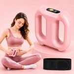 ZNUJ Belly Fat Massager Belt | belly fat burner | bitrontix belly fat burner & body shaper Handheld Wearable Vibration Massage Ring with Adjustable Belt, Digital Display, USB Charging Cable and Storage Pouch