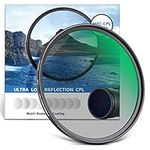 NEEWER 55mm Polarizer Filter 30 Layer Multi Resistant Nano Coated Circular Polarizing Filter(CPL) with HD Optical Glass/Ultra Slim Frame, Reduce Glare/Enhance Contrast/Reduce Reflection