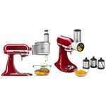 KitchenAid ExactSliceâ„¢ Food Processor Attachment + KitchenAid Fresh Prep Slicer/Shredder Attachment (KSMVSA)