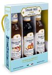 Premium Sugar Free Syrup Gift Set | Caramel Flavour | Hazelnut Flavour | Vanilla Flavour | Syrup for Coffee, Hot and Cold Beverages, Cocktail, Bartender Mixing | 3 x 250ml