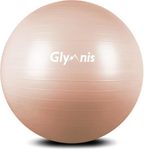 Glymnis Exercise Ball 55cm 65cm 75 cm Anti Burst Slip Resistant Balance and Yoga Ball Swiss Ball Birthing Ball with Quick Pump for Yoga Fitness and Core Exercise