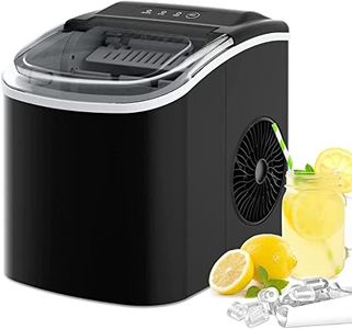 Cobuy Portable Ice Maker Machine Ice Cube Tray 12KG Bar Countertop Black