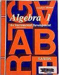 Algebra 1: An Incremental Developme