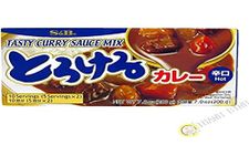 S&B Torokeru Curry Sauce Mix Hot, Japanese Curry Sauce, 200 Gram