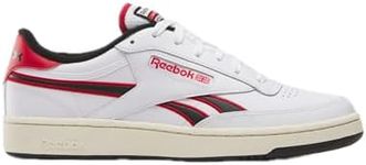 Reebok Men's Workout Low-M Sneaker, White/Vector Red/Black, 11.5 Women/10 Men