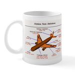 CafePress Airplane Parts Mug 11 oz (325 ml) Ceramic Coffee Mug