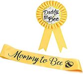 2 Packs Yellow Mommy to Bee Sash an