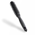 Olivia Garden Expert Blowout Speed Black Label – Matt Black - 25 - Ceramic Coated Round Brush with Extra Long Barrel for 25% Faster Blowouts
