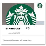 Starbucks | Flat 4% off | E-Gift Card | Instant Delivery |Valid for in-store purchases.