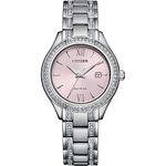 Citizen Women Analogue Eco-Drive Watch with Stainless Steel Strap FE1230-51X