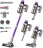Cordless Stick Vacuum Cleaner for Home: 550W 45KPa Powerful Suction with HEPA Filter,55 Min Runtime, LED Display, Anti-Tangle Brush,Rechargeable Battery,Lightweight for Pet Hair,Carpets & Hard Floors