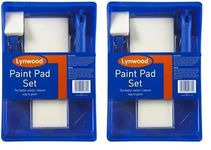 Lynwood Paint PAD Set PA401,Black,200mm (Pack of 2)