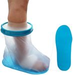 Tideshake - Non-Slip Waterproof Foot Cast Cover for Showering, Reusable Adult Foot Cast Protector, Cast Covers for Shower, Watertight Cast Bag for Surgery Foot, Ankle, Burns