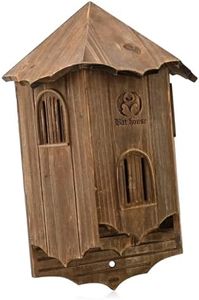 VIREESR Maisons de chauve-souris en bois pour l'extérieur – Grande boîte à trois chambres parfaitement conçue pour attirer les chauves-souris – Durable et facile à accrocher – Maison chauve-souris Ⅰ
