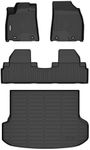 GINOWY-Floor Mats & Cargo Line for 2010-2015 RX, RX350 RX450h, All Weather Car Floor Mat RX350 RX450h Floor Liners, RX Cargo Mat, Rubber Mats Trunk Mat for Lexus RX