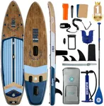 Niphean Inflatable Stand Up Paddle Board with Balanced Wing Design and Durable SUP Accessories, 11’ Stable Inflatable Paddle Boards for Adults & Youth of All Skill Levels