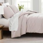 Southshore Fine Linens 3 Piece - Oversized Duvet Cover Set (Queen, Bone)