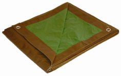 Dry Top 130409 30-by-40-Foot Full Finish Size Reversible Tarp, 5-mm, 2.9-Ounce (Brown/Green)