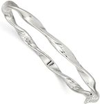 Sterling Silver Rhodium-plated Poli