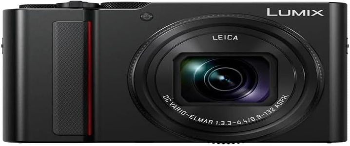 Panasonic LUMIX DC-TZ200D Compact Camera, Silver – 20MP, 15x Zoom