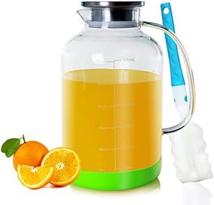 Goteble Glass Pitcher 102OZ, Glass Teapot, 3L Large Capacity Suitable for Large Family and Small Party