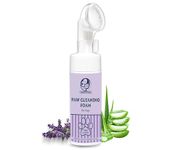 Foodie Puppies Dog Paw Cleaning Foam (Lavender) with Silicone Brush - 150ml | Paw Cleaner for Dog Foot Scrubber Cleaning Brush | Fortified with Tea Tree Oil and Aloe Vera Extract