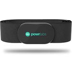 POWR LABS Bluetooth Heart Rate Monitor Chest Strap, Heart Rate Monitor with Chest Strap | ANT+ Heart Rate Monitor, Heart Monitor Works with Garmin Wahoo Polar Strava Peloton Cycling & Running Apps