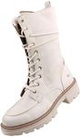 MUSTANG Women's 1437-503 Ankle Boot, Ice, 5.5 US