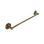 Single Towel Holder Bar Wall Mounted Towel Rail Rack Antique Brass with Braiding Carvings for Bathroom, Vintage Style for for Towels, Bathrobe, Tea Towels, in Bathroom