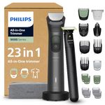 Philips Multigroom 9000 Series All-in-One 23-Piece Trimmer, Shaver & Clipper + OneBlade Trimmer for Men - All-Over Grooming Set for Beard, Nose, Hair & Body, 27 Length Settings (0.2-20 mm), MG9561/30