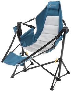 ARROWHEAD OUTDOOR Folding Hammock Chair, Heavy Duty Camping Seat with Removable Footrest, Padded Comfort, and 300lb Capacity