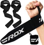 RDX Weight Lifting Straps, Deadlifting Powerlifting, 60CM Anti Slip Hand Bar Grip, 5MM Neoprene Padded Wrist Support, Bodybuilding Workout Heavy Duty, Strength Fitness Training Gym Wraps for Men Women