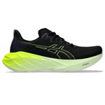 ASICS Men's NOVABLAST 4 Running Shoe, Black/Blue Expanse, 10.5 UK